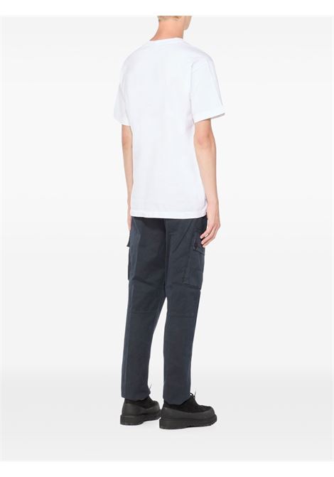 2100027 t-shirt man white STONE ISLAND | L1S15 2100027 S0013V0001